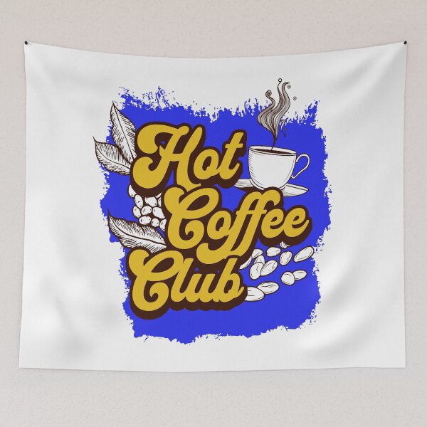 Item preview, Hot Coffee Club: Bold Beans & Brews designed and sold by Building60media.