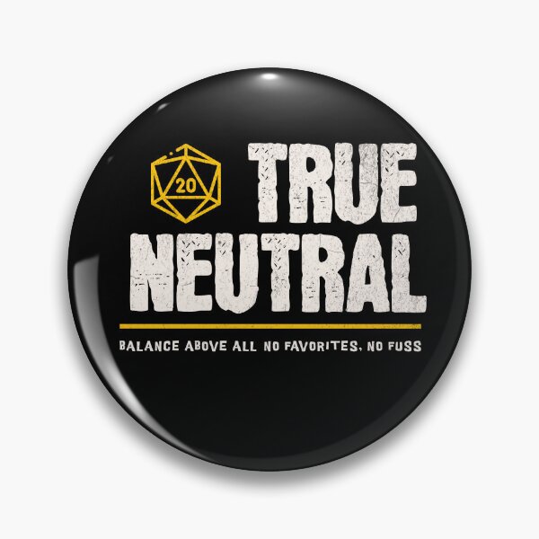 Item preview, True Neutral Alignment designed and sold by sunburstrpg.
