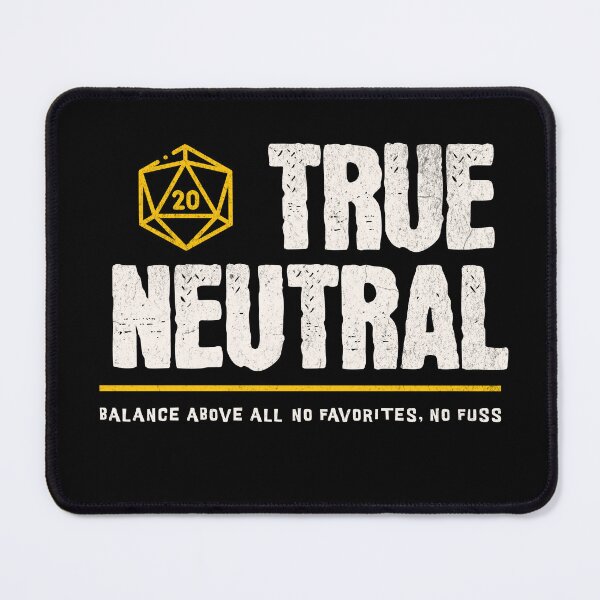 Item preview, True Neutral Alignment designed and sold by sunburstrpg.