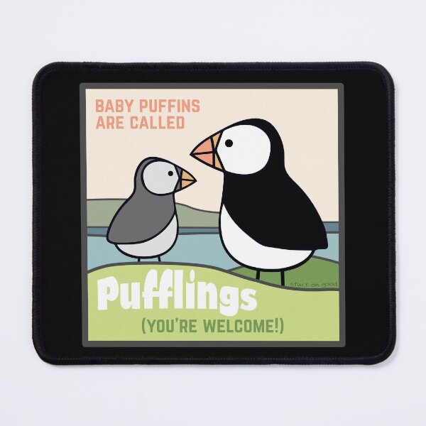 Item preview, Baby Puffins are called Pufflings designed and sold by StuckOnGood.