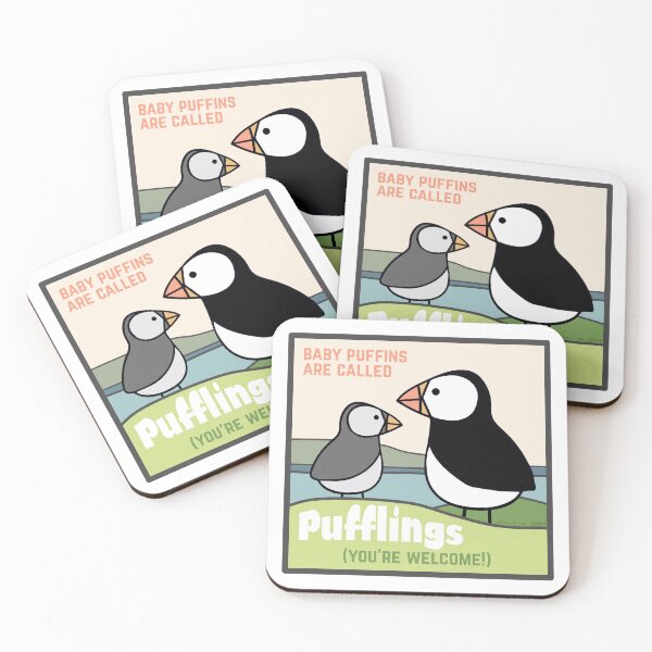 Item preview, Baby Puffins are called Pufflings designed and sold by StuckOnGood.