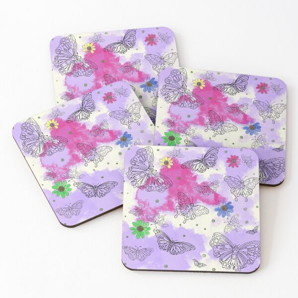 Item preview, Purple butterflies designed and sold by GinaDesignUK.