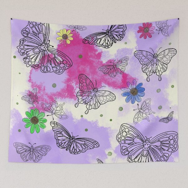 Item preview, Purple butterflies designed and sold by GinaDesignUK.