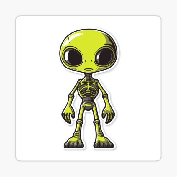 Item preview, Small green alien with big eyes. designed and sold by tompod.