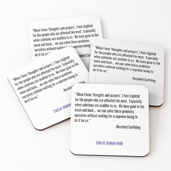 Item preview, Thoughts and Prayers designed and sold by WordyDreams.