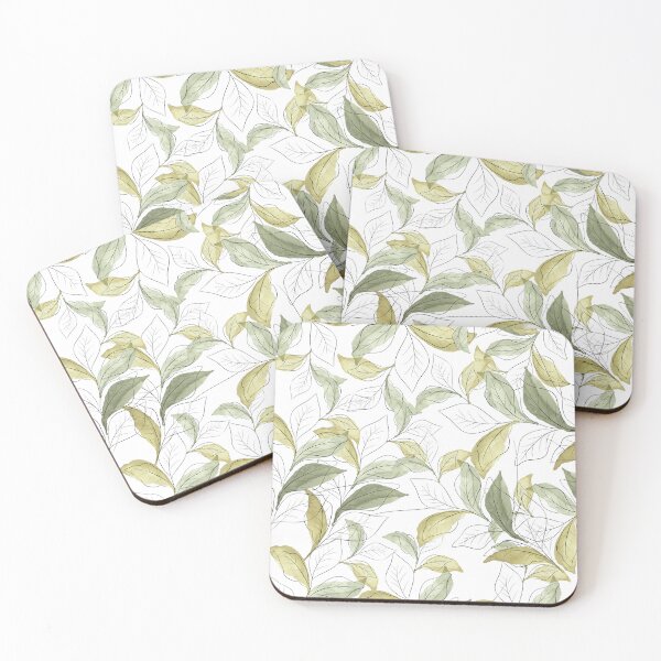 Item preview, Elegant Falling Leaves - Nature-Inspired Pattern designed and sold by DigitalArtCanvas .