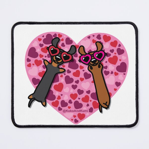 Item preview, Dachshunds love designed and sold by KokoAndKumi.
