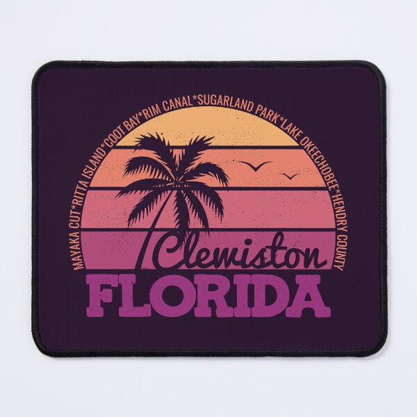 Item preview, Clewiston Park Store Marina Florida Sunset Retro Vintage Local Pride Logo designed and sold by CRHPOD20.