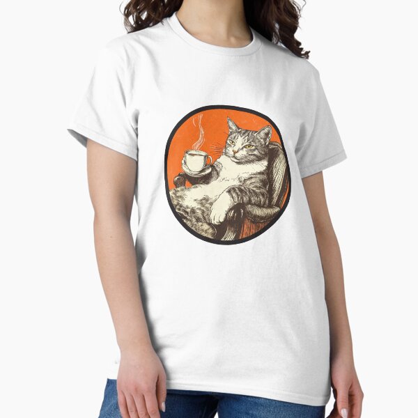Item preview, What's The Tea, Chill Cat designed and sold by thecosmicghostshop.