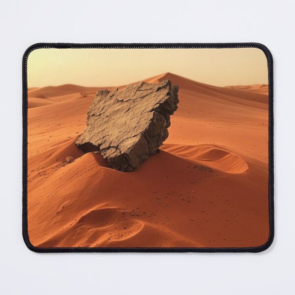 Item preview, Majestic Desert Rock on Dune – Surreal Sandscape designed and sold by krauze.