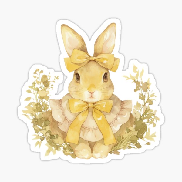 Item preview, bunny flirt designed and sold by purple dojo store.