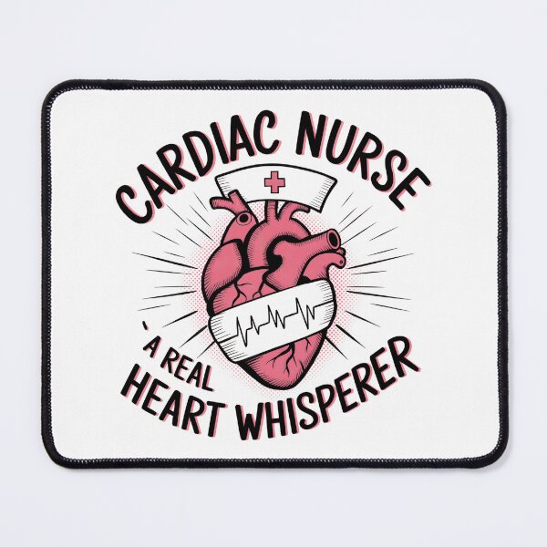 Item preview, Cardiac Nurse, A Real Heart Whisperer designed and sold by MadCatPrints.