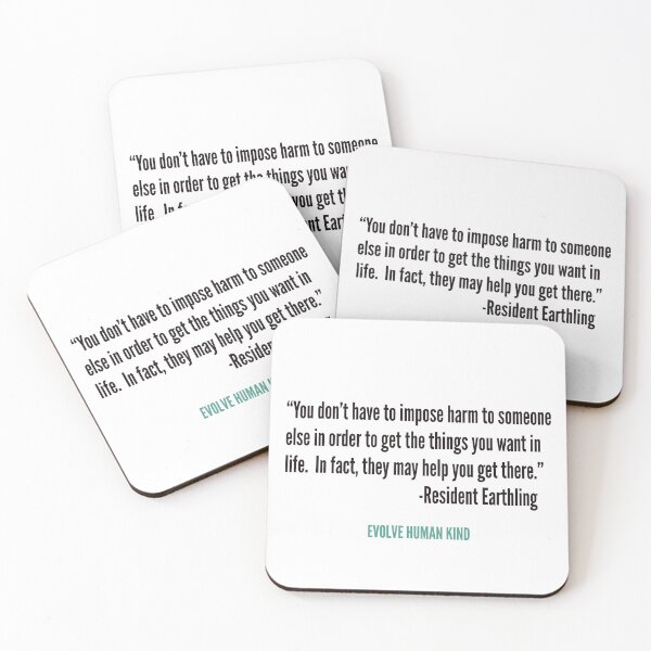 Item preview, You don't have to impose harm on someone else... designed and sold by WordyDreams.