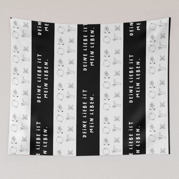 Item preview, Deine Liebe ist mein Leben. | Schöne Zitate | Handwritten-Style Font designed and sold by RM-Journey.