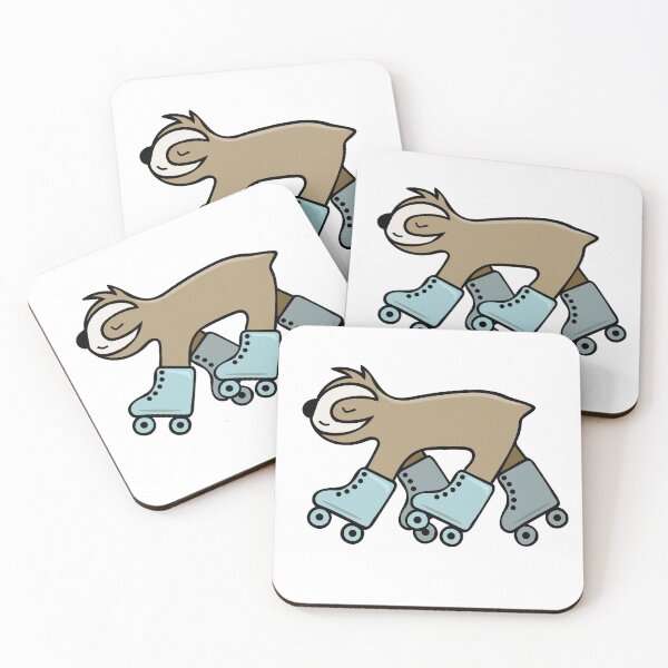 Item preview, Roller Skating Sloth  designed and sold by StuckOnGood.