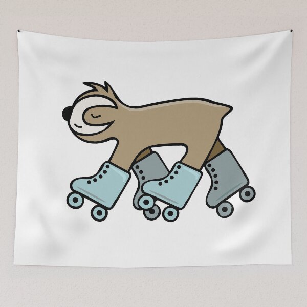 Item preview, Roller Skating Sloth  designed and sold by StuckOnGood.