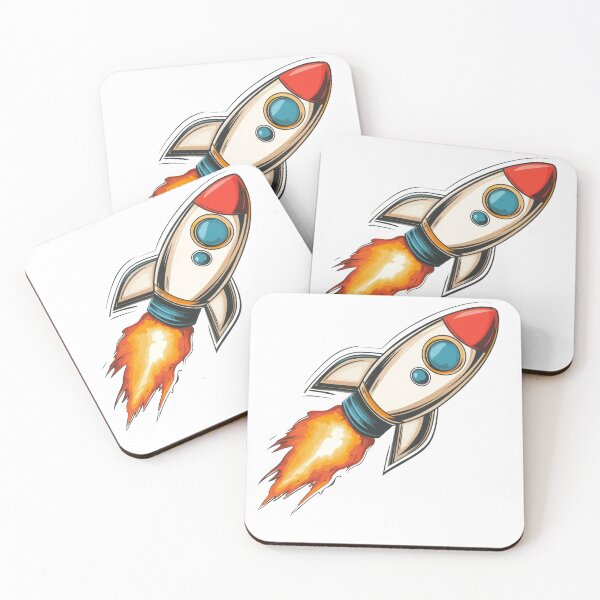 Item preview, A rocket launching into outer space. designed and sold by tompod.