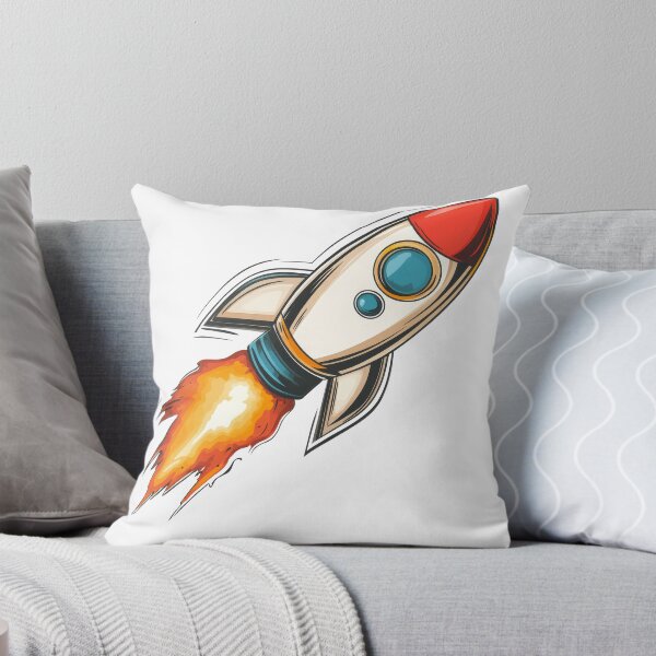 Item preview, A rocket launching into outer space. designed and sold by tompod.