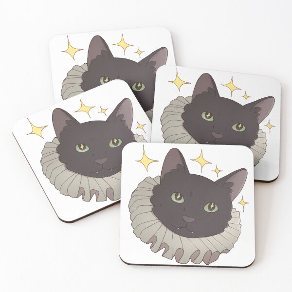Item preview, Black Cat With Neck Ruff designed and sold by Asutip.