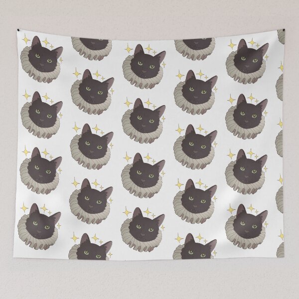Item preview, Black Cat With Neck Ruff designed and sold by Asutip.