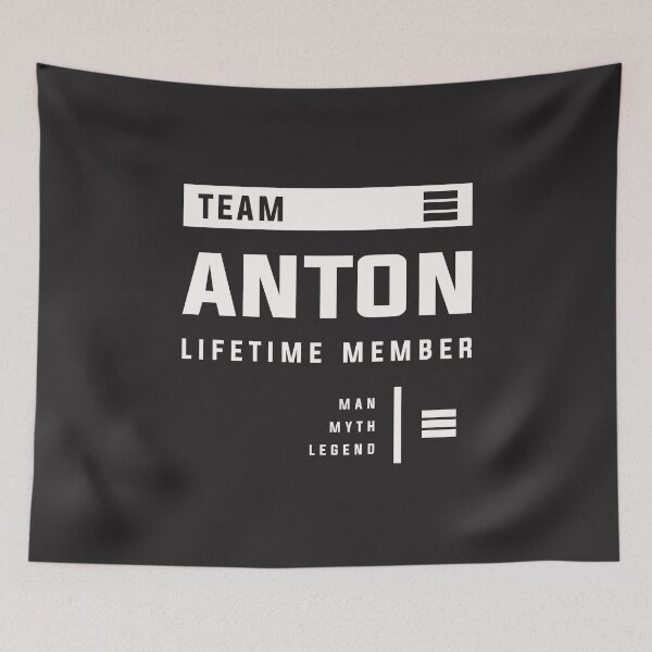 Item preview, Team Anton Lifetime Member Funny Name Anton designed and sold by cidolopez.