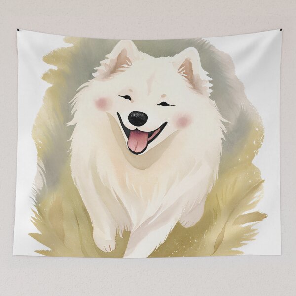 Item preview, Watercolour Samoyed designed and sold by TheresaNicole.