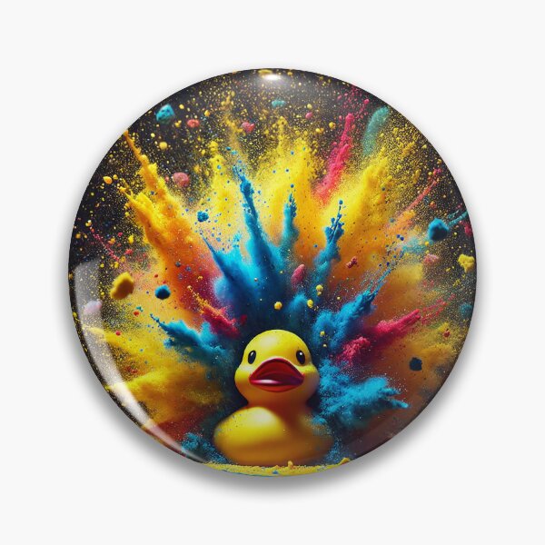 Item preview, Holi Color Explosion Duck designed and sold by boommorph.