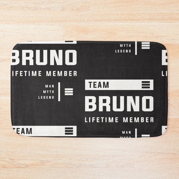 Item preview, Team Bruno Lifetime Member Funny Name Bruno designed and sold by cidolopez.