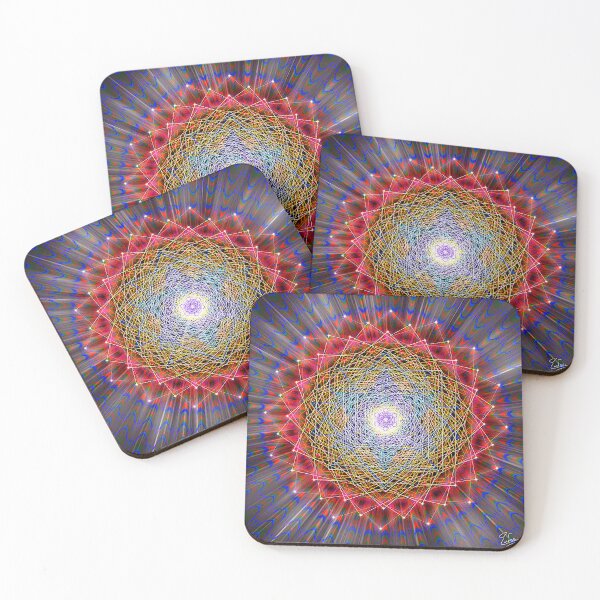 Item preview, Sacred Geometry Spirit Molecule Chakra Burst designed and sold by FestDrip.