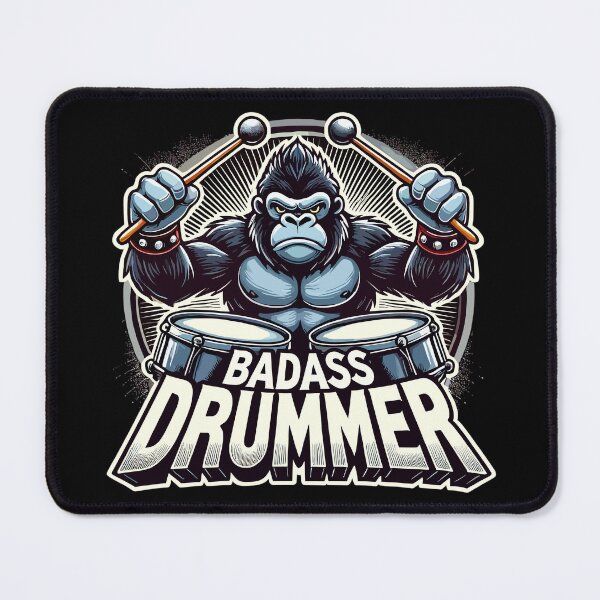 Item preview, Tough Drummer Gorilla cool gift designed and sold by Pineapple-Tree.
