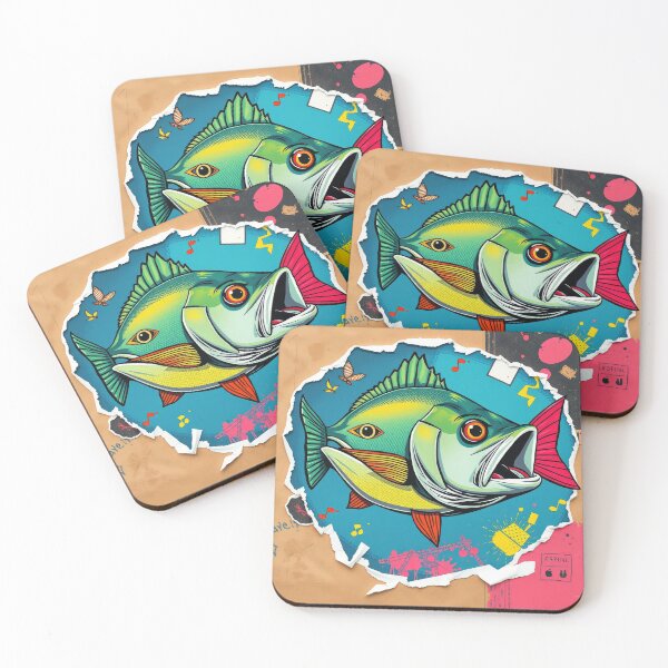 Item preview, Vibrant Urban Fish Pop Art – Graffiti Street Style Illustration designed and sold by krauze.