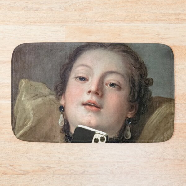 Item preview, Pietro Antonio Rotari: Portrait of a Woman Taking a Selfie | Classical Painting Parody designed and sold by UnhingedBird.