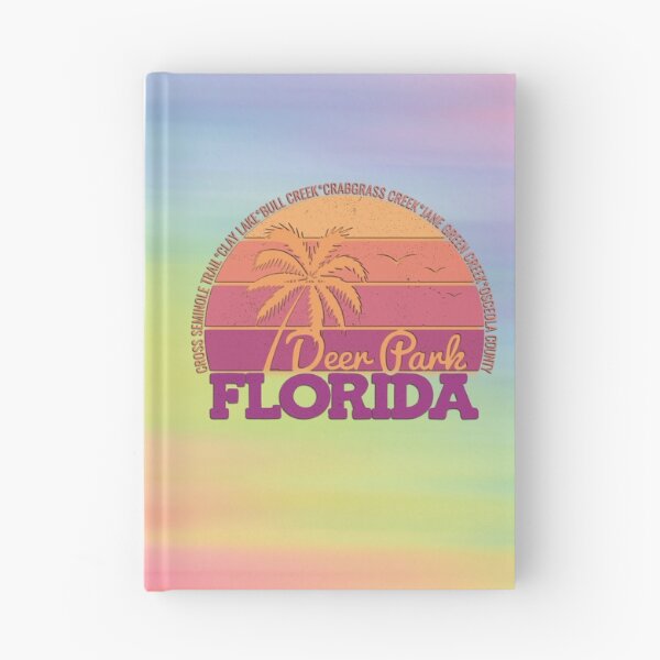 Item preview, Deer Park Florida Sunset Retro Vintage Local Pride Logo designed and sold by CRHPOD20.