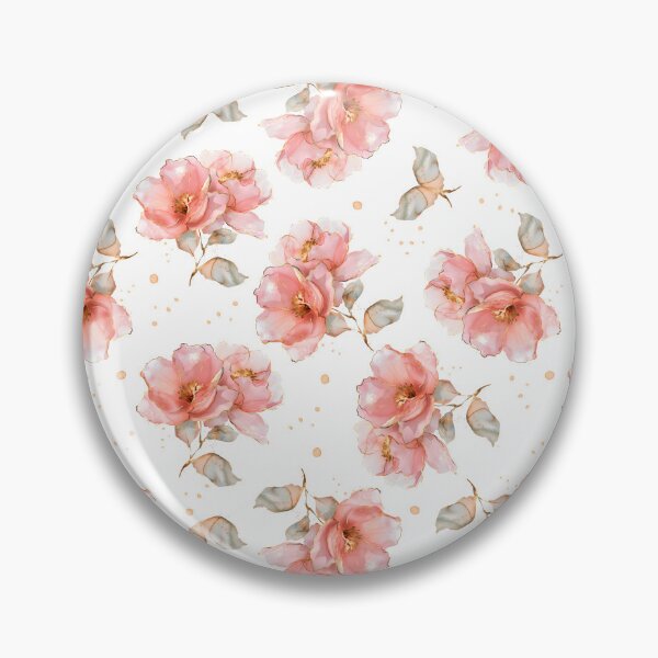 Item preview, Pink Roses and Leaves designed and sold by AleksaDesignMTL.