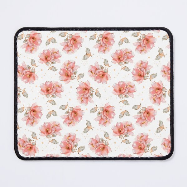 Item preview, Pink Roses and Leaves designed and sold by AleksaDesignMTL.
