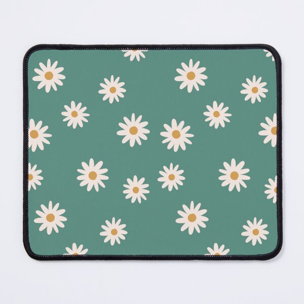 Item preview, Ditsy Daisy print in mint green designed and sold by erinpixie.