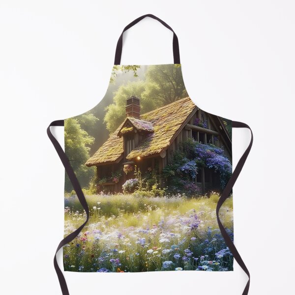 Item preview, Enchanted Cottage, Beside a Wildflower Meadow designed and sold by ACuriousshoppe.