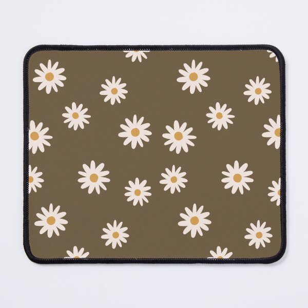 Item preview, Ditsy Daisy pattern in brown designed and sold by erinpixie.