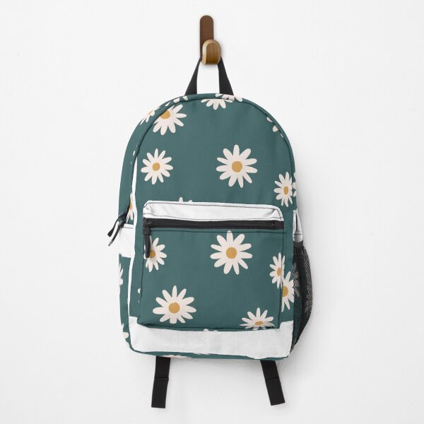 Item preview, Ditsy Daisy pattern in teal designed and sold by erinpixie.