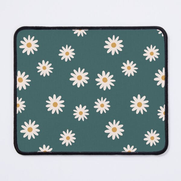 Item preview, Ditsy Daisy pattern in teal designed and sold by erinpixie.