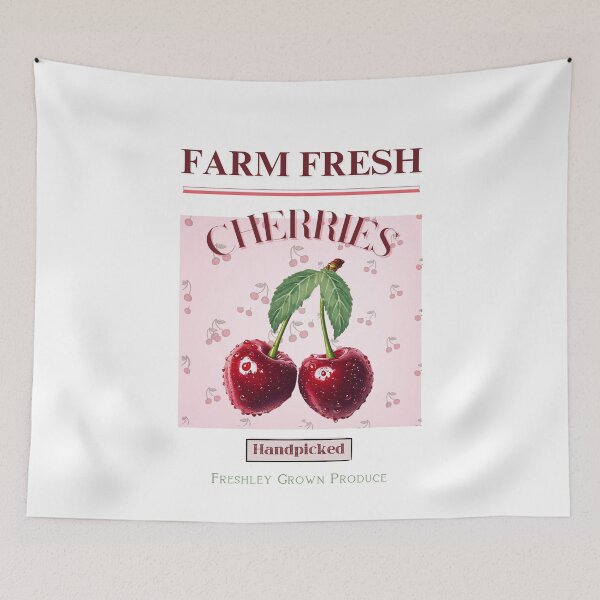 Item preview, Farm Fresh Cherries designed and sold by CrystalCoastNC.