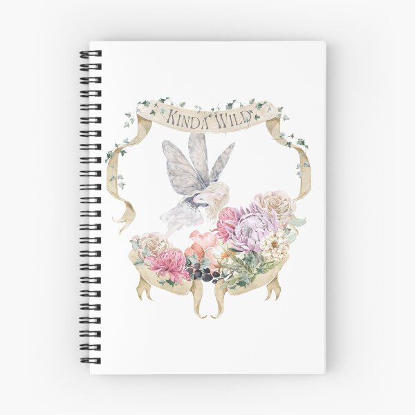 Artikelvorschau, Flower Fairy with flowers, Kinda Wild with ribbon entworfen und verkauft von BatJamDesigns.