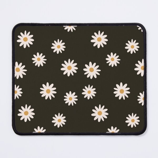Item preview, Ditsy Daisy pattern in black designed and sold by erinpixie.