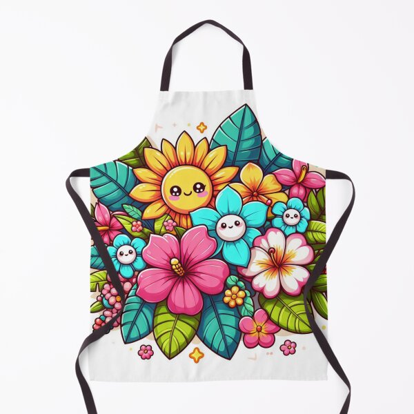 Item preview, Cute and Happy Flowers designed and sold by Ederson D'Mind.
