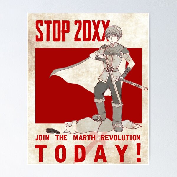 Artikel-Vorschau von Marth Propaganda Poster, designt und verkauft von claywing.