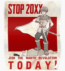 Marth Propaganda Poster Poster