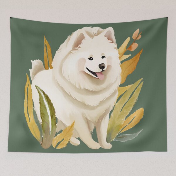 Item preview, Watercolour Samoyed designed and sold by TheresaNicole.