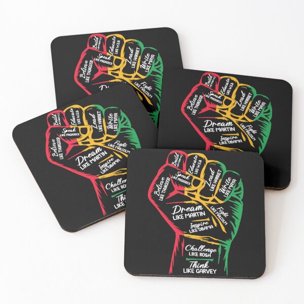 Item preview, Inspiring Black Leaders Power Fist Hand Black History Month 2025 designed and sold by jaggyboy.