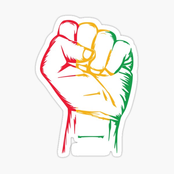 Item preview, Inspiring Black Leaders Power Fist Hand Black History Month 2025 designed and sold by jaggyboy.