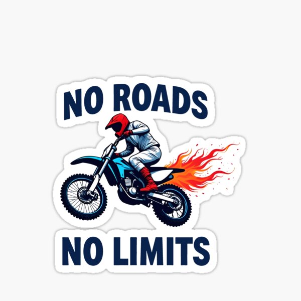 Item preview, No Roads, No Limits: Dirtbike Adventure designed and sold by Tofik8.